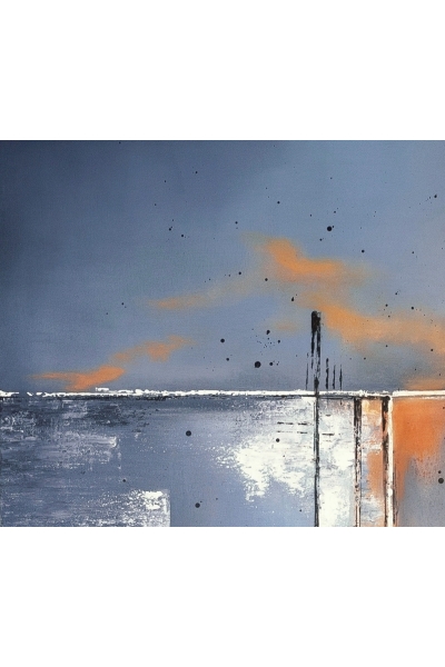 SOUND OF SILENCE II 140x100 cm NOWOCZESNY OBRAZ NAMALOWANY NA PŁÓTNIE